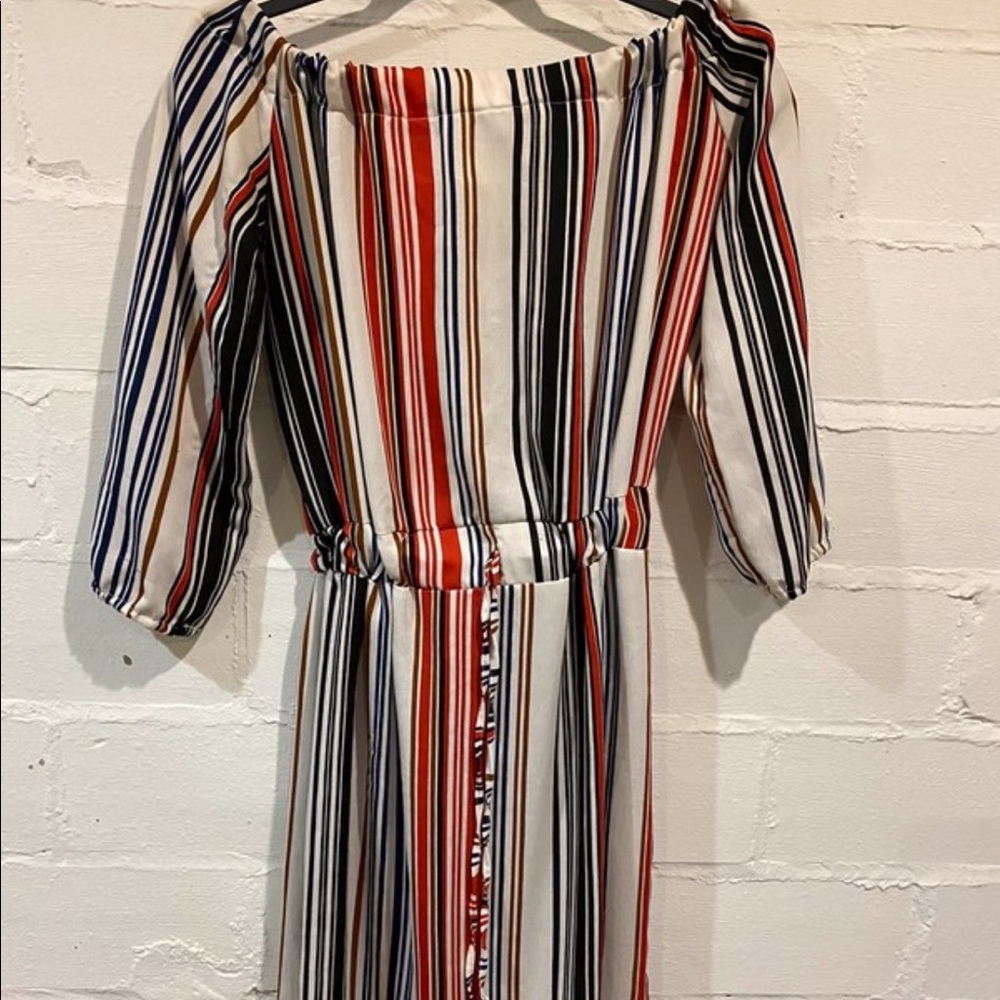 Striped multicolored dress